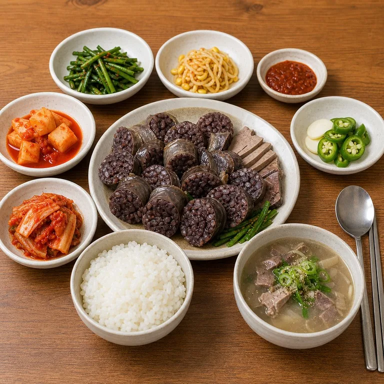 순대백반
