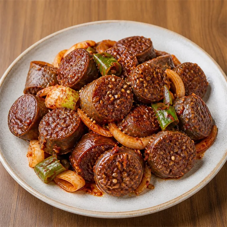 매콤순대