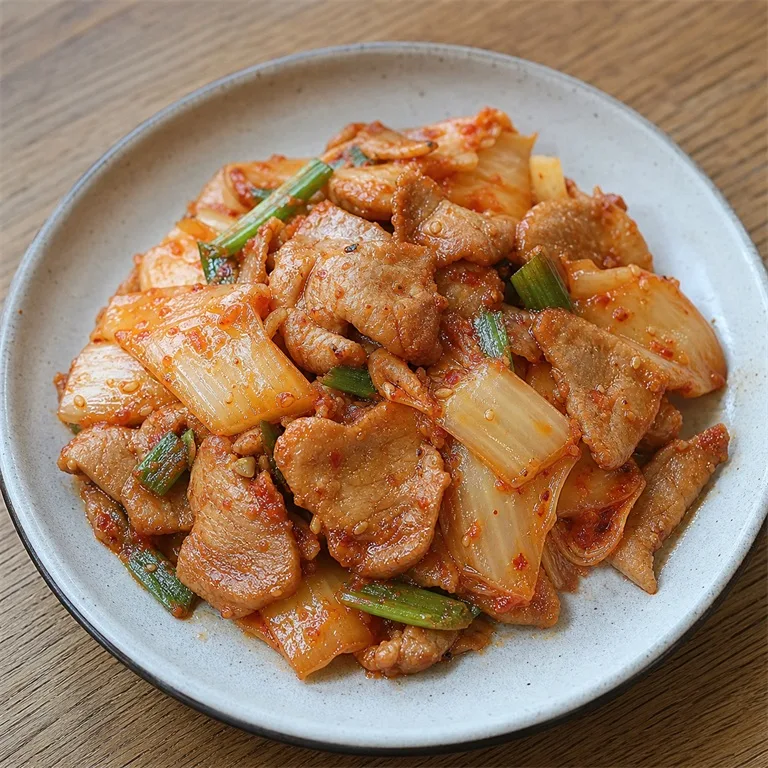 목살김치