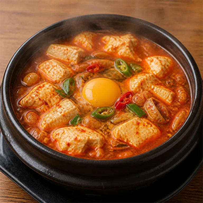얼큰순두부