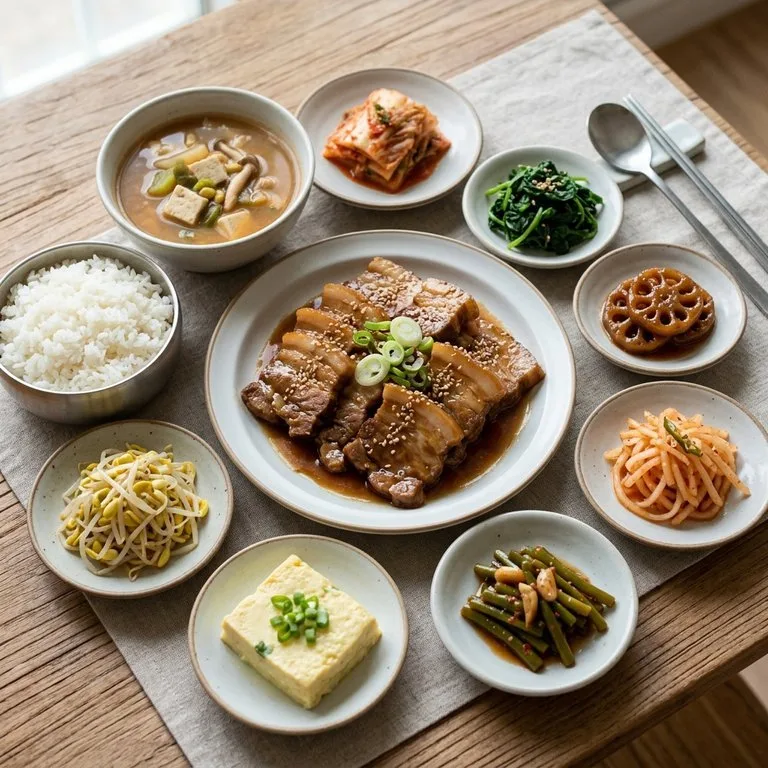 수육백반