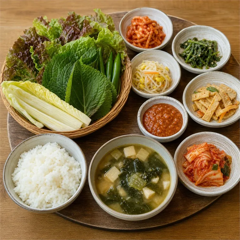 쌈밥한상