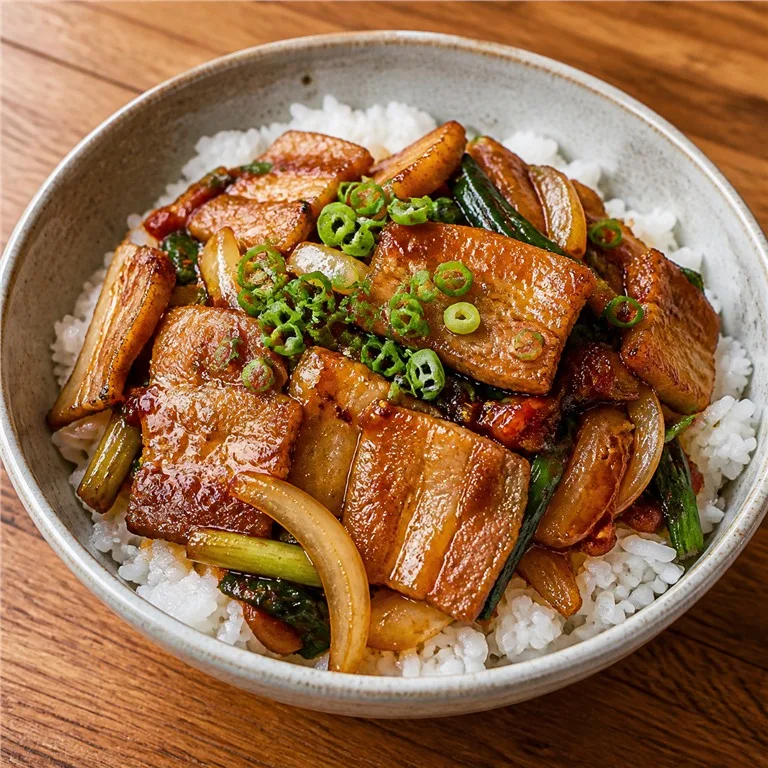 삼겹덮밥