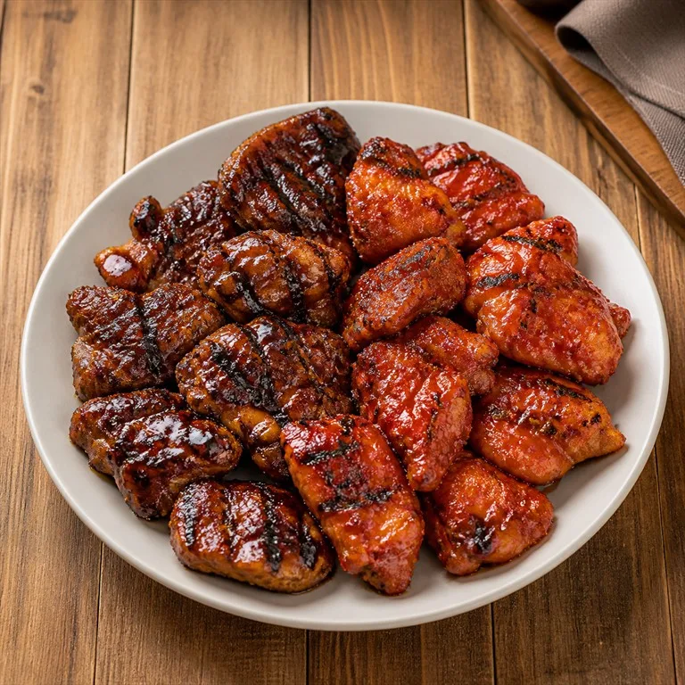 Camping Black Red Barbeque