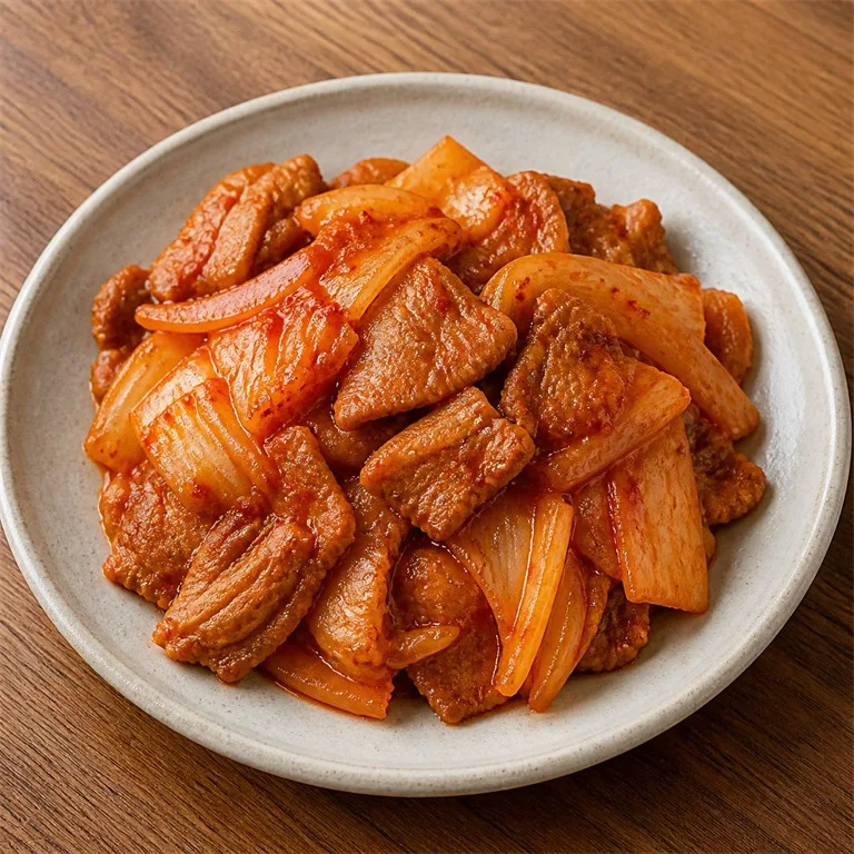 김치돼지고기