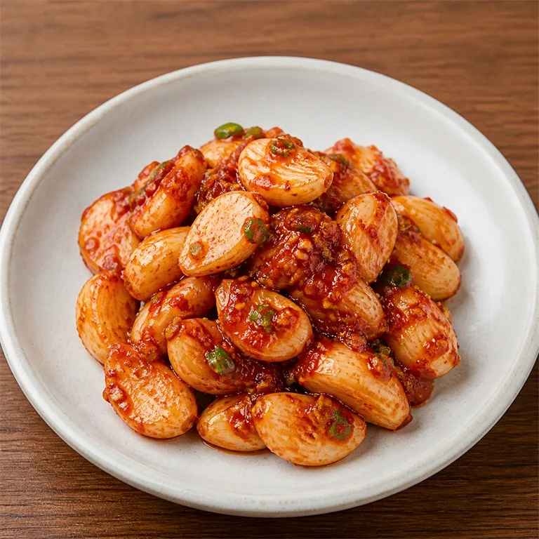 마늘무침