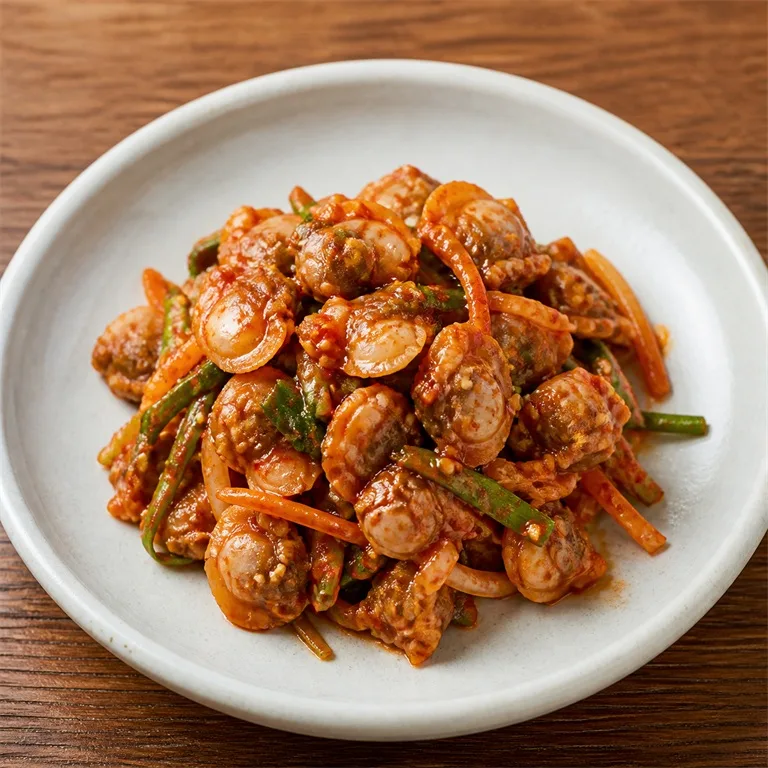 조개무침