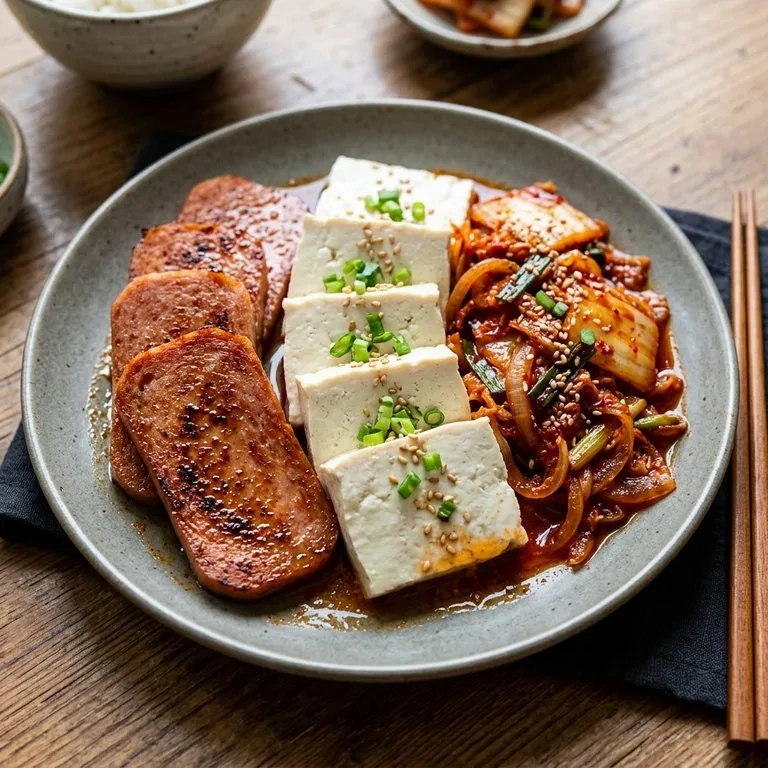 스팸두부김치