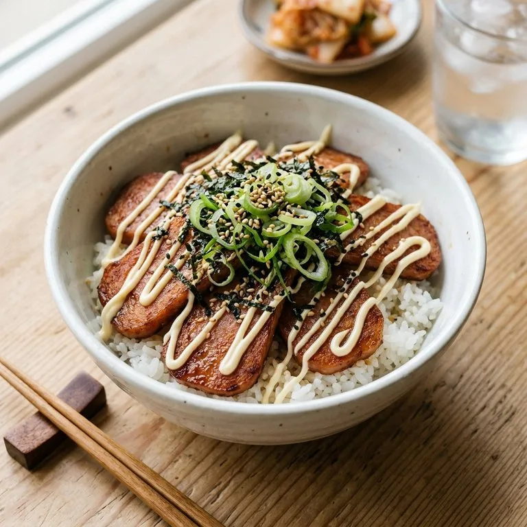 스팸마요덮밥