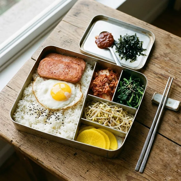 스팸옛날도시락
