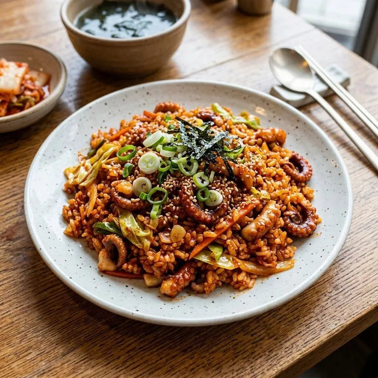 Nasi Goreng Gurita Pedas