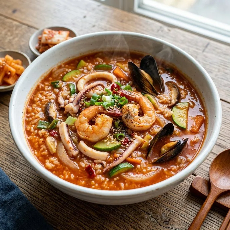 Bubur Jjamppong Pedas