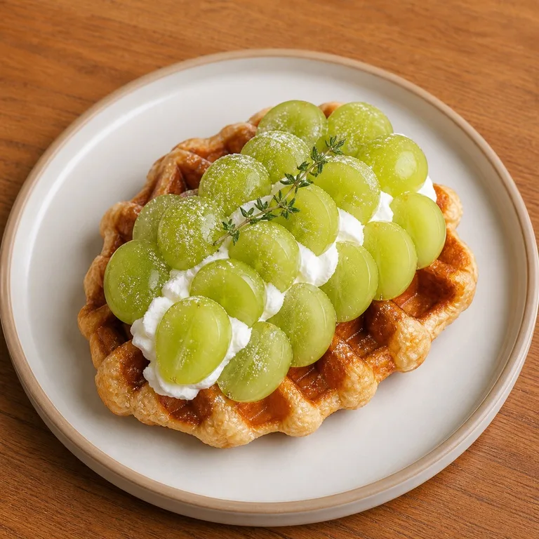 청포도크로플