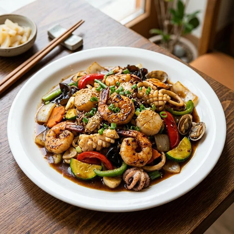 Tumis Seafood ala Tiongkok Sea Blue