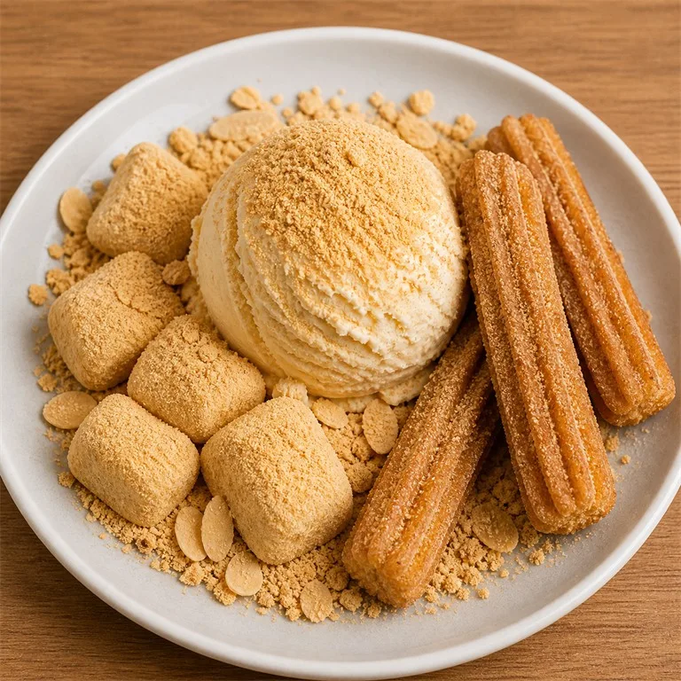 Es Krim dan Churros Injeolmi