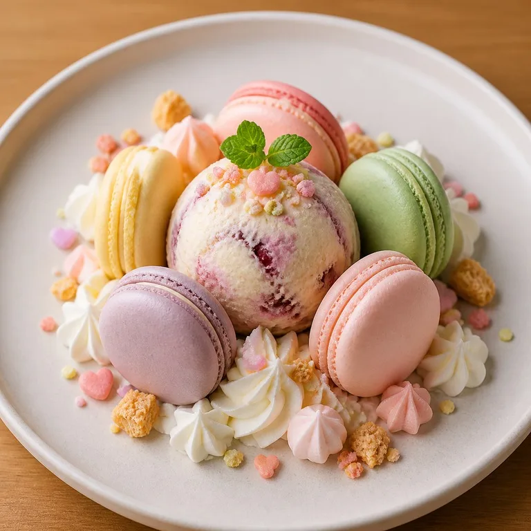 Es krim macaron fantasy