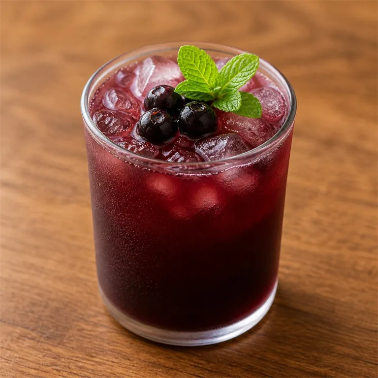 Minuman teh dan acai