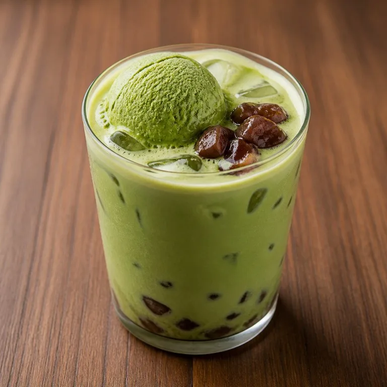 Es Krim Kastanye Manisan dan Matcha