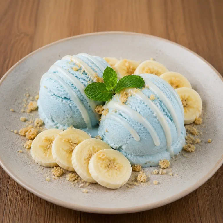 Es krim pisang biru