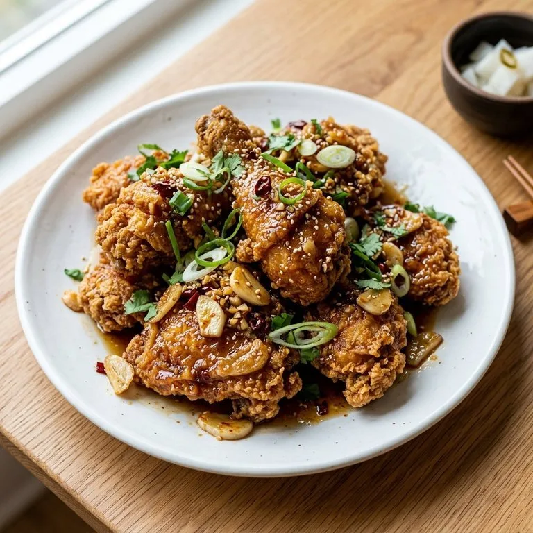 Ayam Goreng Bawang Putih Pedas