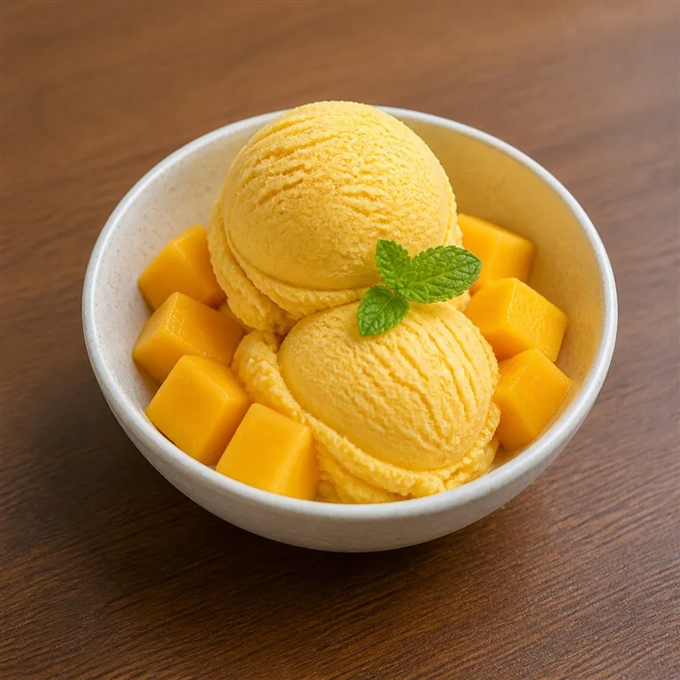 アイスクリームマンゴー