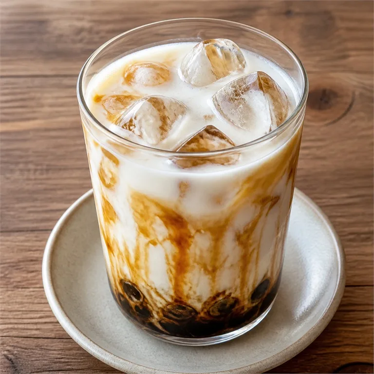 흑당밀크