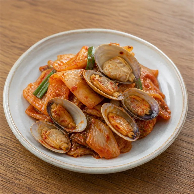 바지락김치