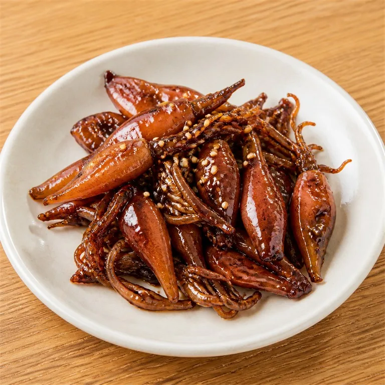 শুকনো ছোট স্কুইড স্টু