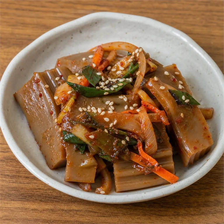 묵무침