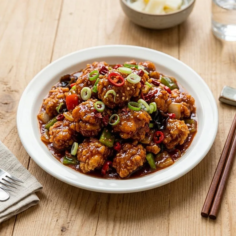 Ayam Goreng Saus Bawang Putih (Eohyang Chicken)