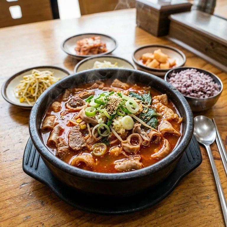 Sup Usus Sapi Pedas (Eolkeun Naejangtang)