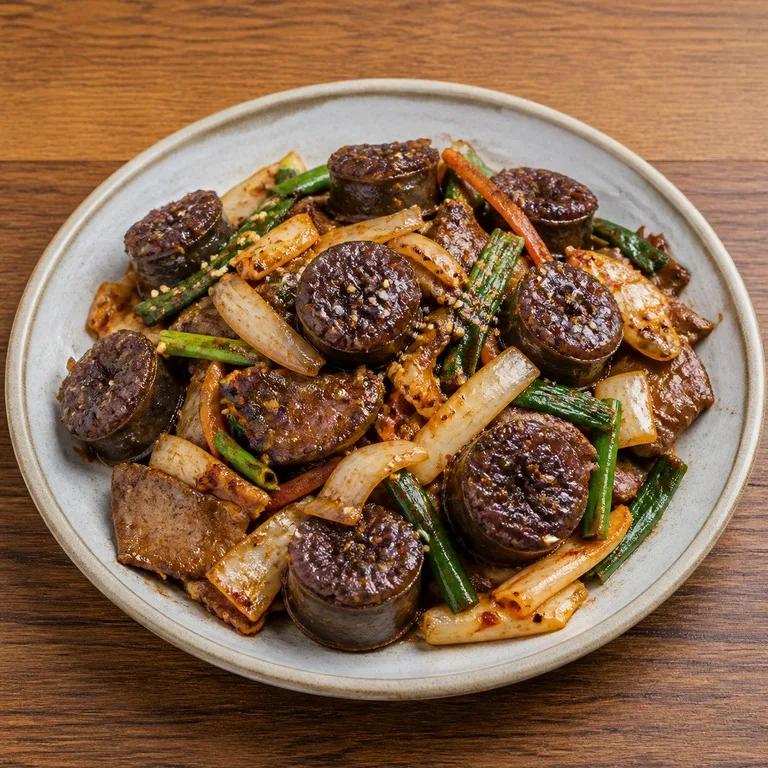 철판순대