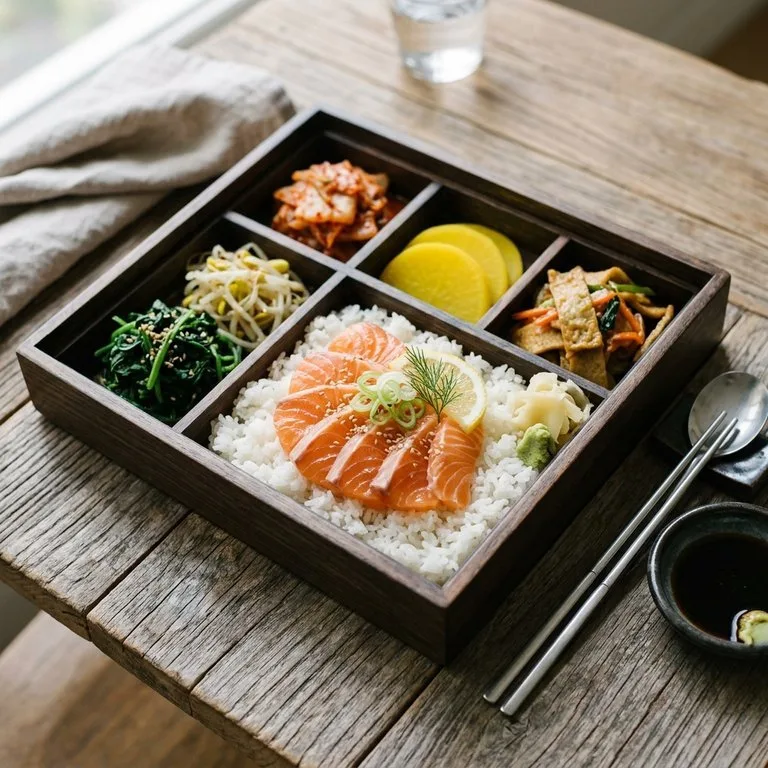 Nasi Kotak Salmon