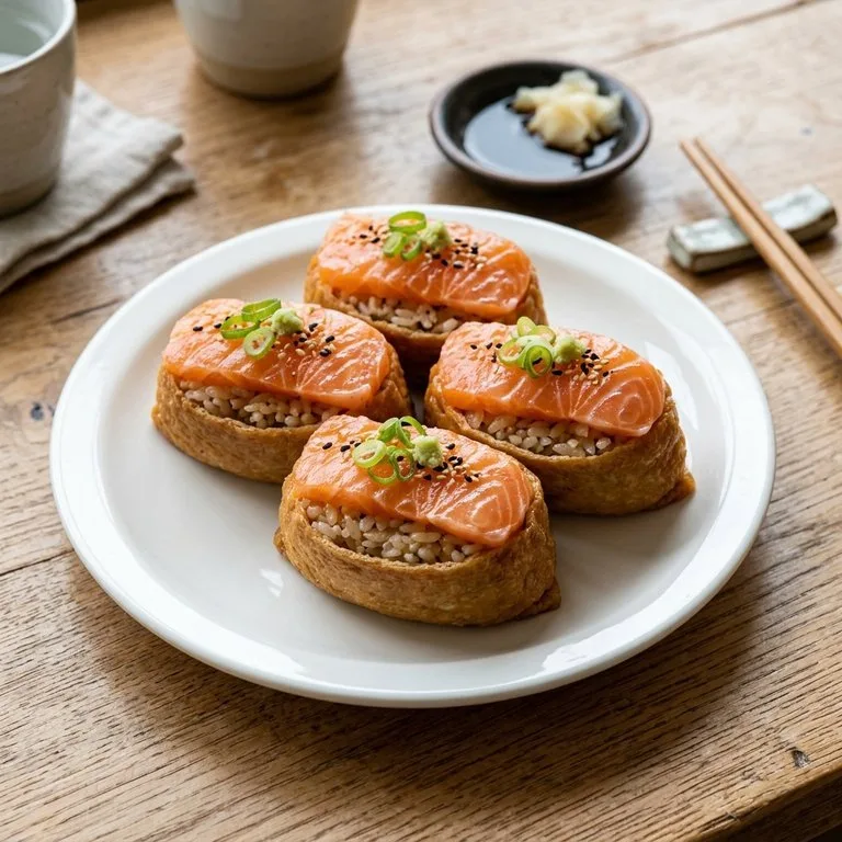 Sushi Inari Salmon
