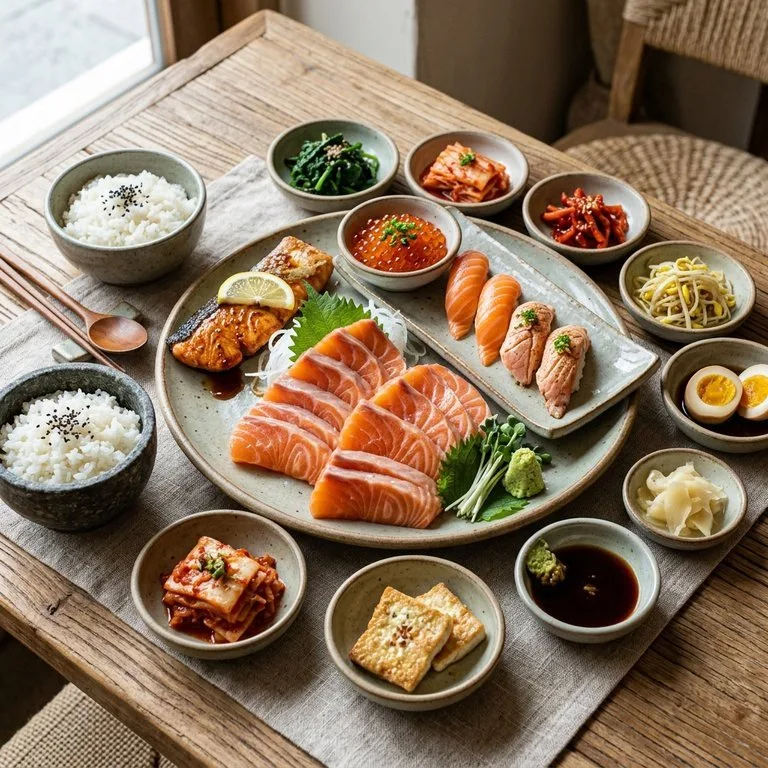 Set Hidangan Salmon