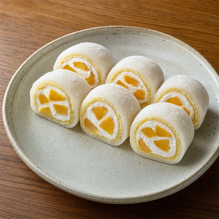 Roti gulung mochi