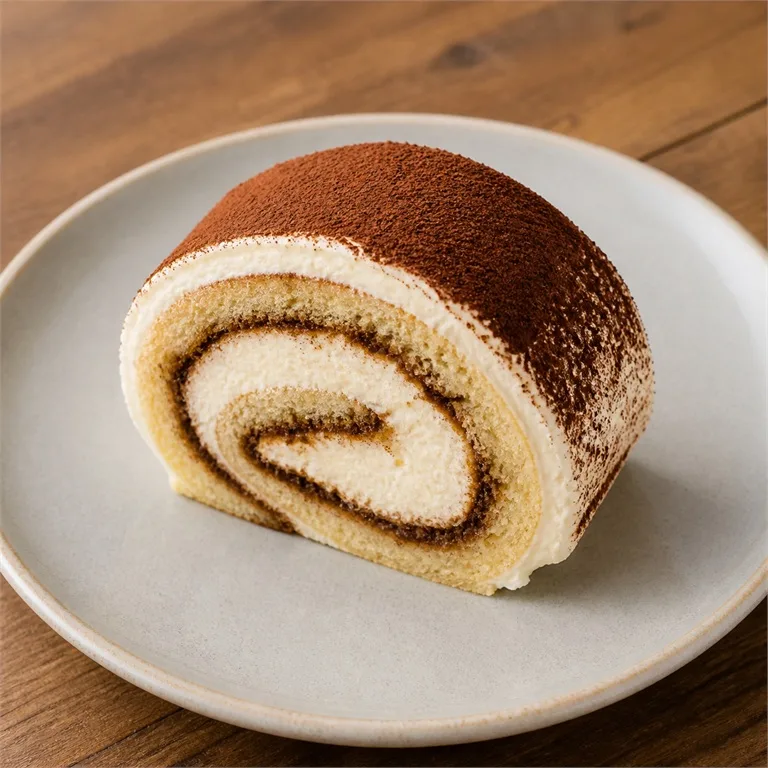 Roti gulung rasa tiramisu