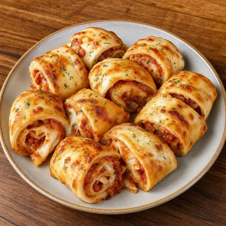 Roti gulung pizza