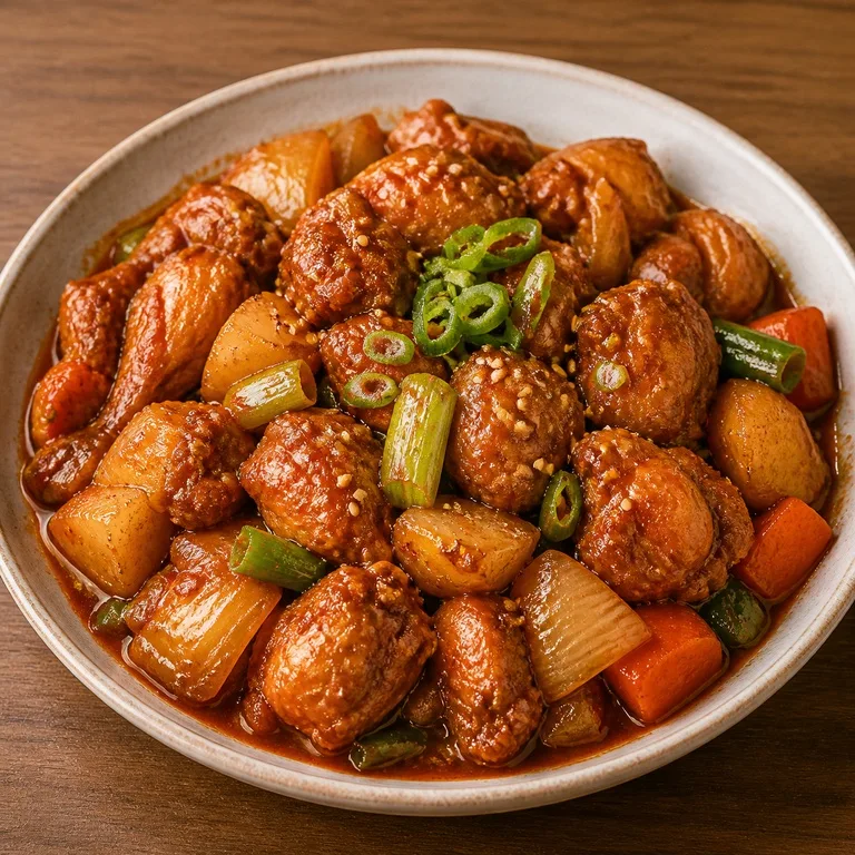 매콤찜닭