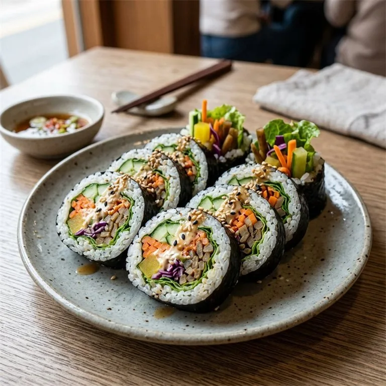 沙拉紫菜包飯