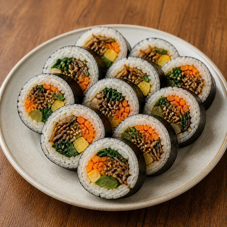 リュミョルチキムパプ