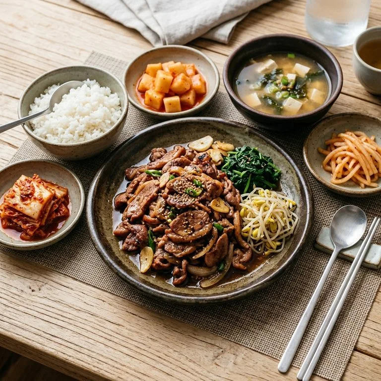 오리불고기정식