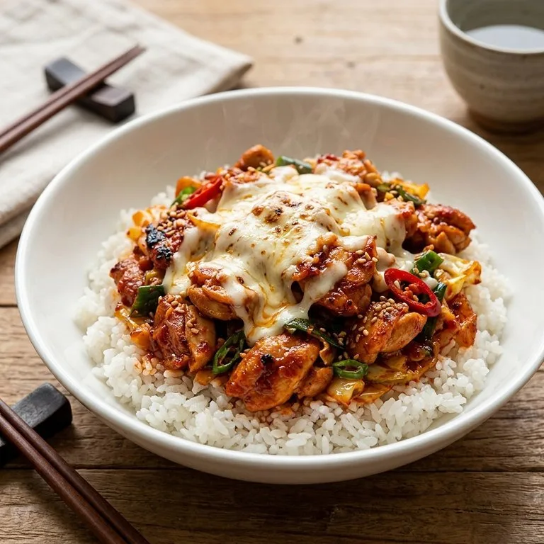 オリジナルチーズタッカルビ丼