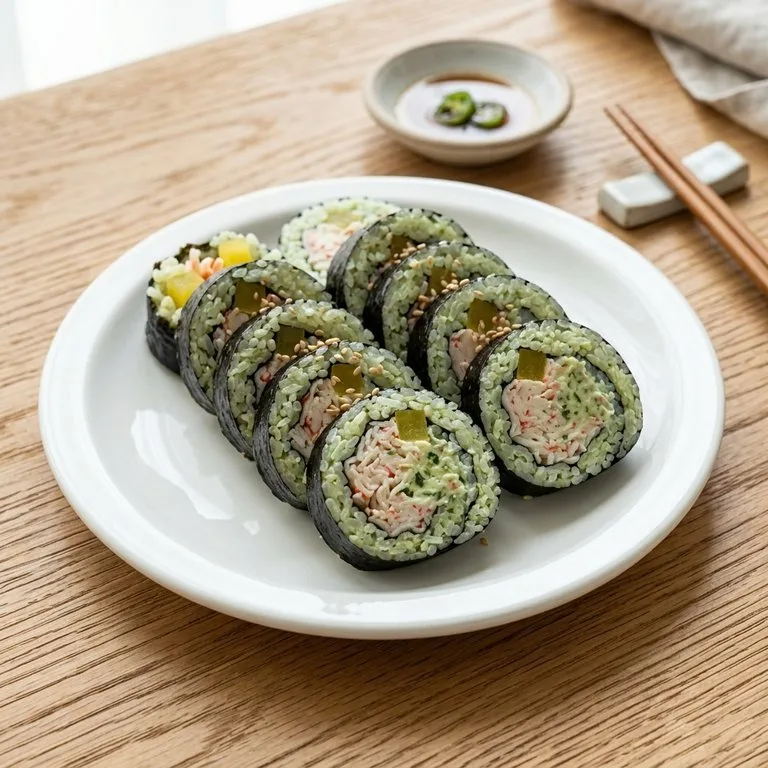 គីមបាប់សាច់ក្ដាមវ៉ាសាប៊ី