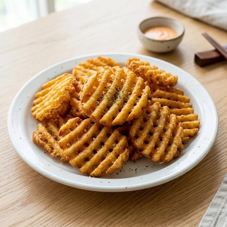 ដំឡូងបំពងវ៉ាហ្វហ្វល