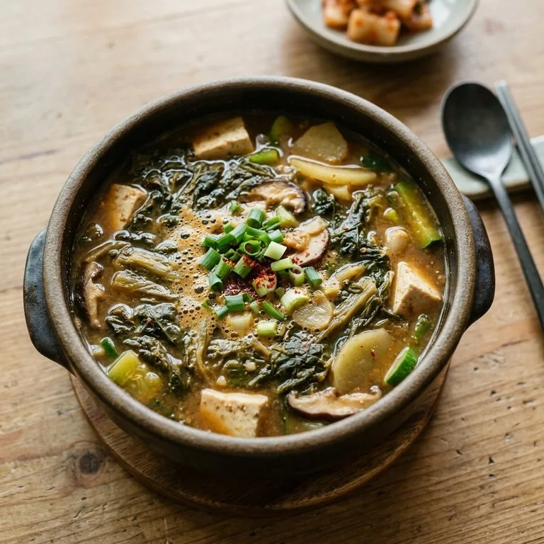 ស៊ុបសណ្តែកសៀងស្លឹកស្ពៃបូកគោស្ងួត
