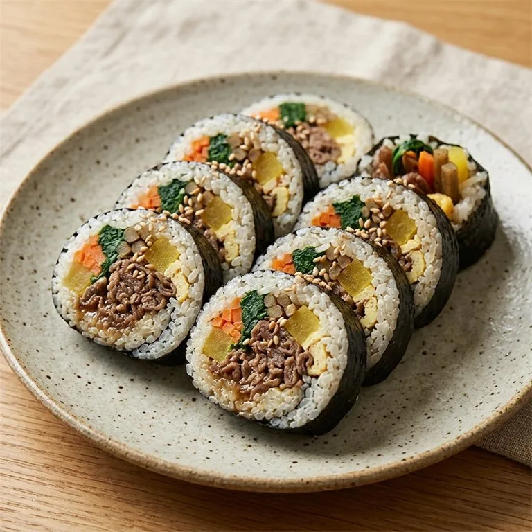 牛肉紫菜包飯