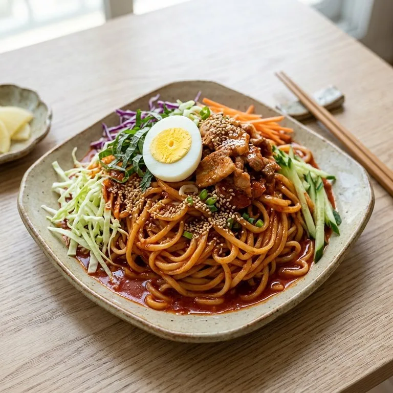 쟁반쫄면
