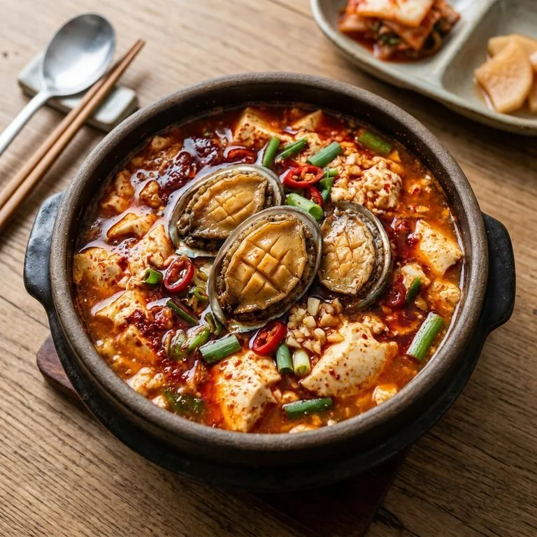 전복얼큰순두부