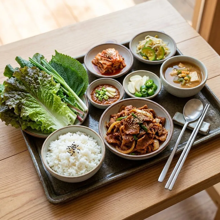 เซตซัมบับหมูผัดเผ็ด